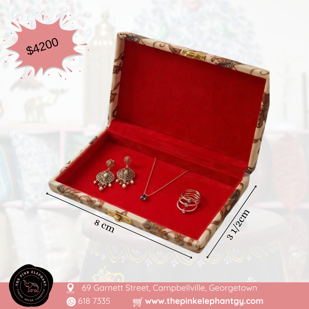 Cream & Paisley Jewel Box
