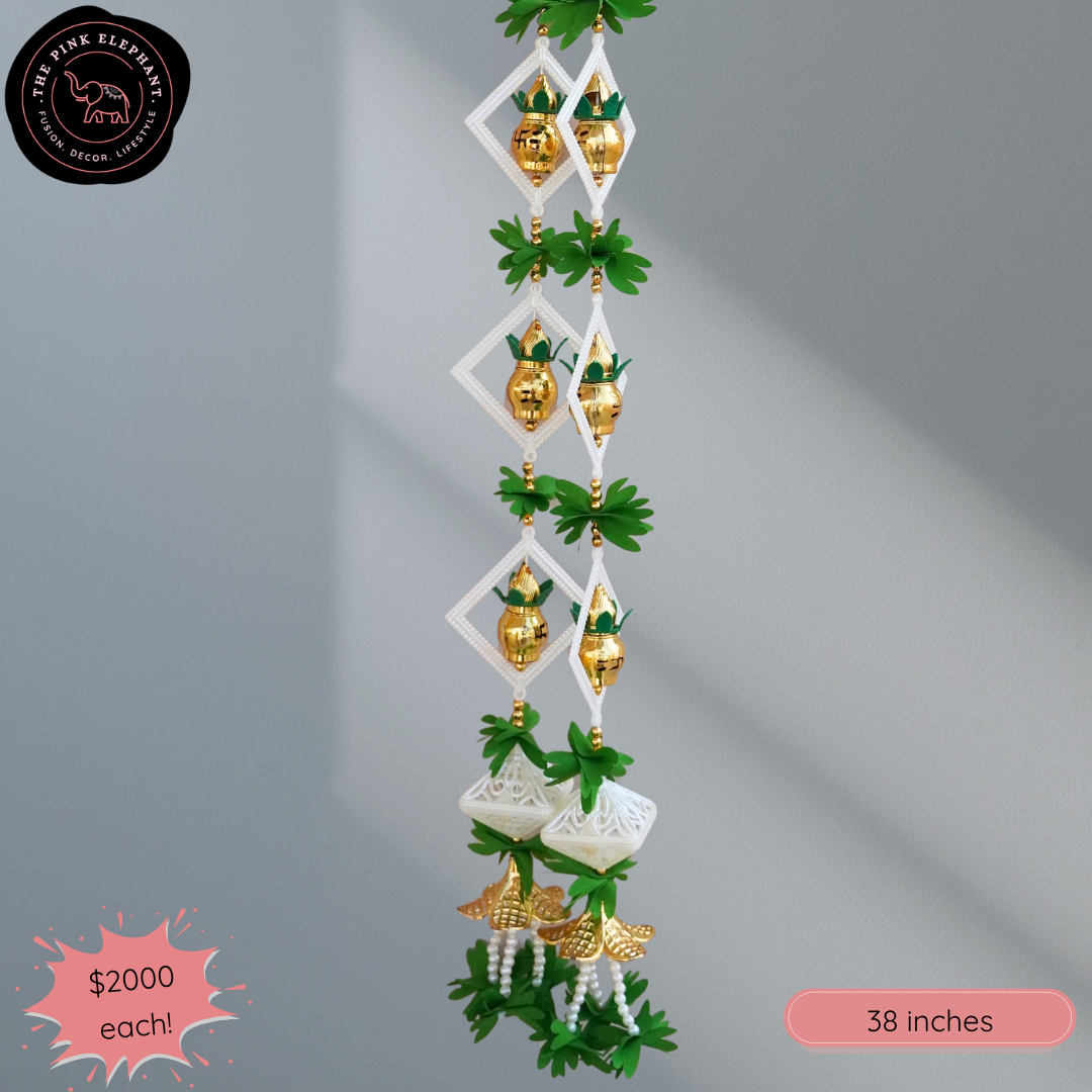 Kalash Flower Latkan Hanging 38"