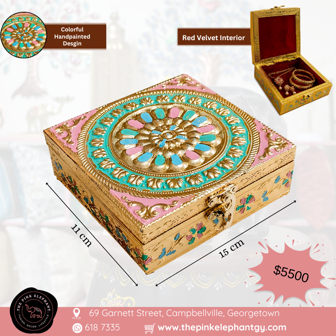 Bloom Hand-Painted Jewelry Box